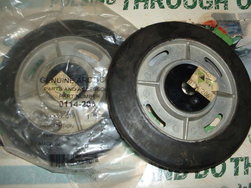 2 new arctic cat 0604-450 5.6&#034; idler wheels or use for 0107-598 bearings