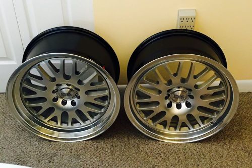 4 new-xxr  wheels  2-17x8 et25 bolt pat 4x100 2-17x9 et25 bolt pat 4x100