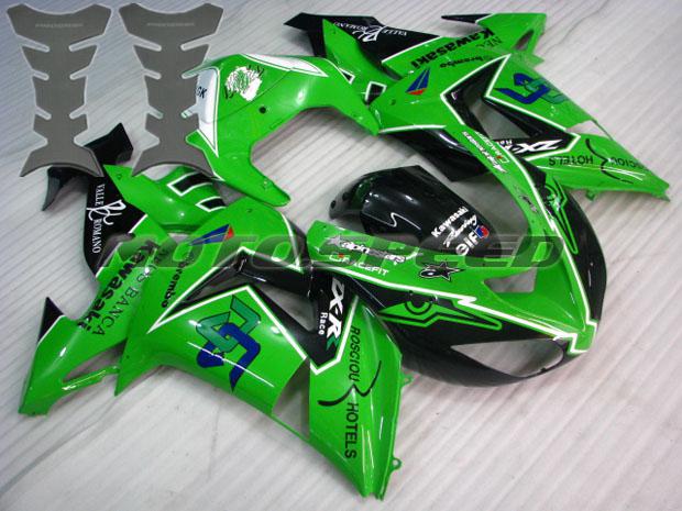 Free tank pad ! fairing for kawasaki 2006 2007 06 07 zx10r plastic injection k03