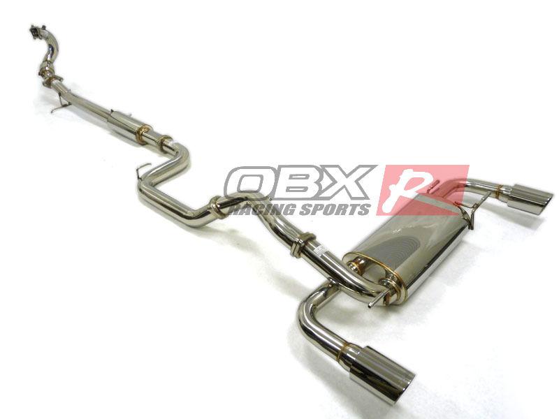 Obx dual ex turbo back catback exhaust 2010 & up mazda speed3 speed 3