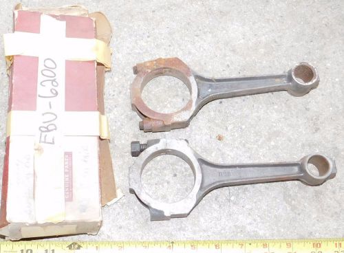 2 nos connecting rods for 1954 mercury cars engine 54 new oem