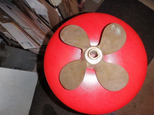 Michigan wheel 4 blade prop for omc 35 and 40 h.p. model amc 465  brass