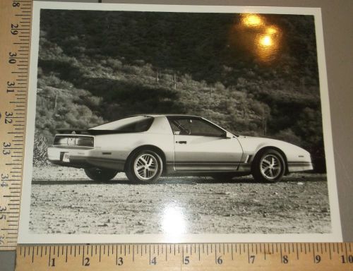 1986 pontiac firebird trans am press photo brochure