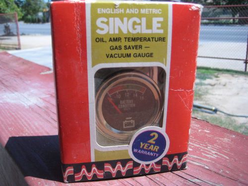 Nos &#039;make waves&#039; volt meter/battery condition gauge.