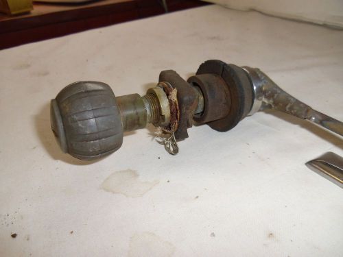 1949 1950 1951 1952  buick windshield mounted radio antenna knob nice original