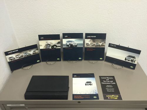 2006 land rover lr3 oem owners owner&#039;s manual set w/navigation free shipping