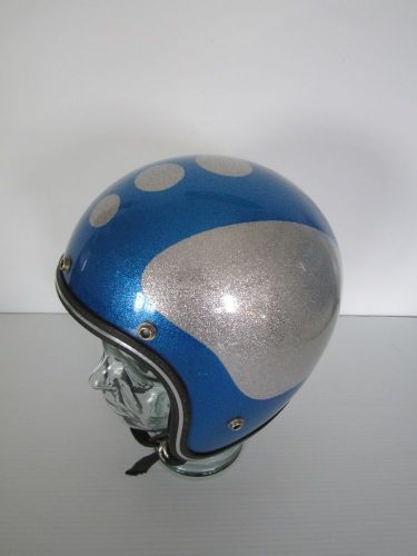 Vintage roper lanco metal flakes helmet motorcycle bober choper oldschool harley