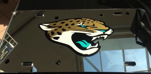 Nfl - acrylic jacksonville jaguars license plate