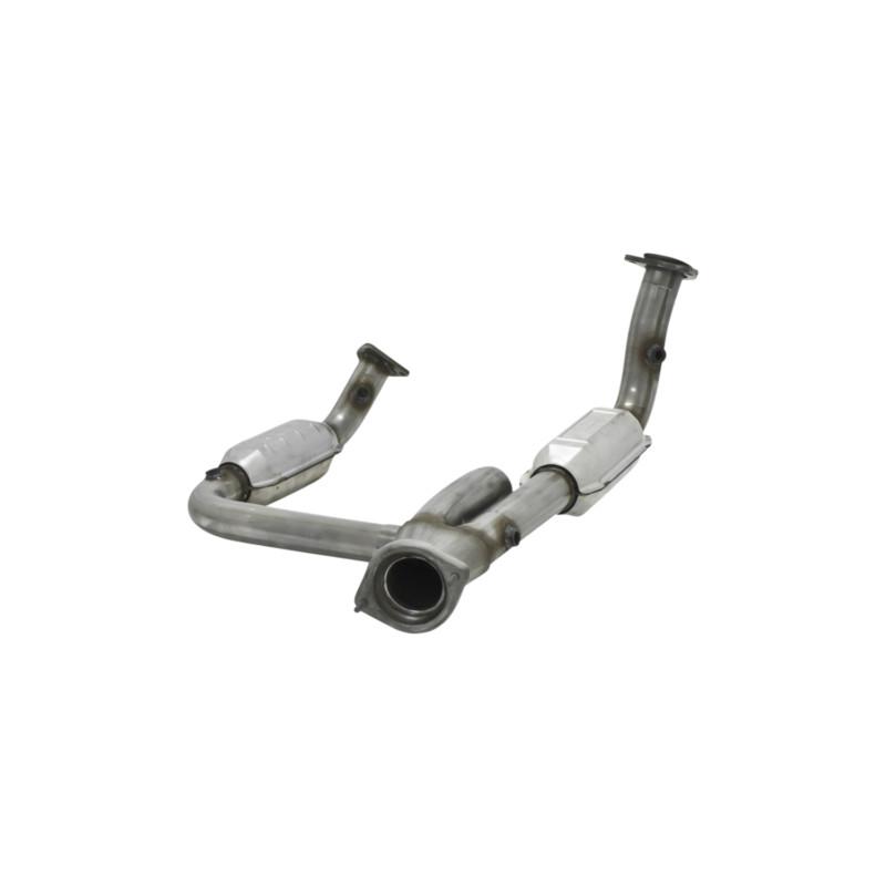 Flowmaster catalytic converter - direct fit - 2.50 in. inlet 3.00 in. outlet -