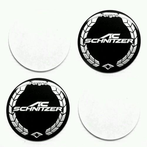 Acschnitzer aluminum sticker wheel center cap emblem logo 60 mm. 4pcs