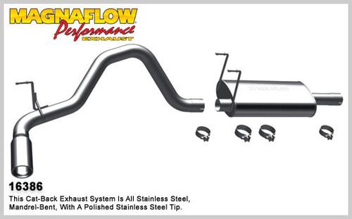 Magnaflow 16386 dodge truck ram 1500 truck stainless cat-back system exhaust