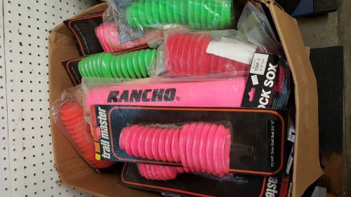 Lot of 4x4 off road shock boots driveshaft covers trailmaster red pink green blk