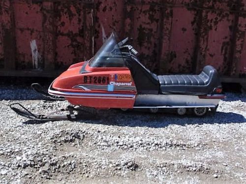 1973 chaparral 340 firebird vintage snowmobile ~ 873 miles, restore or ride!