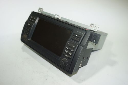 Bmw e46 m3 coupe smg oem navigation screen monitor stereo radio 65526934410 1