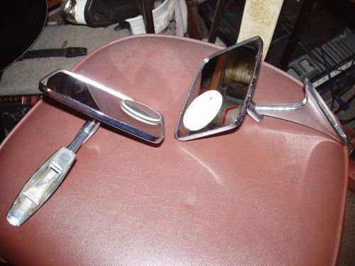 Vintage chrome door mirrors chevy olds pontiac buick camaro chevelle firebird