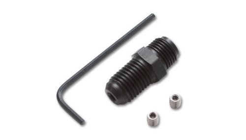 Vibrant 10289 turbo oil restrictor fitting 1/8&#034; npt to 4 an with 2 screw in jets