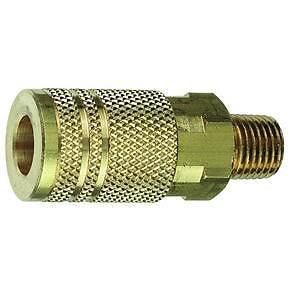 Tru13-225 tru-flate - 1/4&#034; coupler, style i/m, 1/4&#034; mnpt -  air quick connect