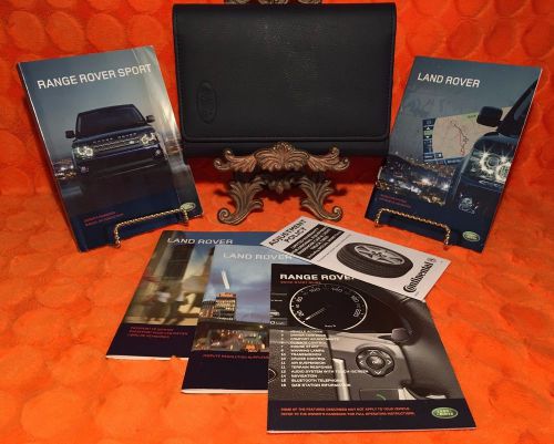 2010 range rover sport owners manual set 10 + navigation ◻hse supercharged suv◻