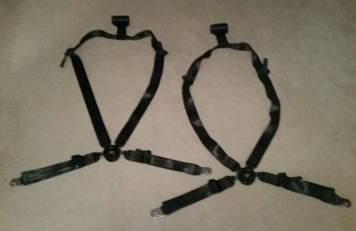 New pair of schroth 5 point aviation helicopter harness safety belt left &amp; right