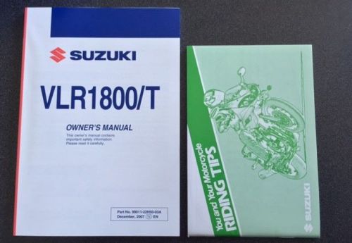 Suzuki owners  manual guide book 2007 07 vlr1800/t vlr 1800/t 1800 t boulevard