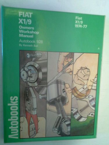 Owners workshop manual fiat x1 1974-77