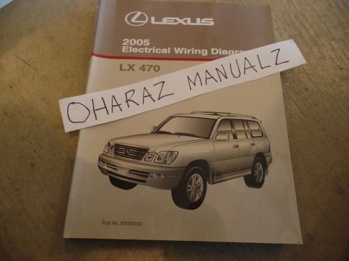 2005 lexus lx470 electrical wiring diagram service manual oem