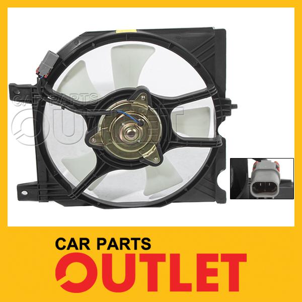 98 99 nissan sentra 200sx 1.6l 4-cylinder auto electrical condenser fan assembly