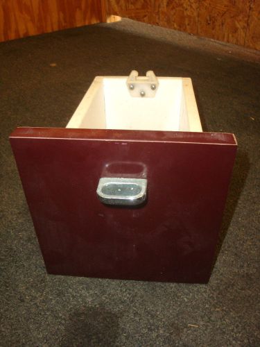 Boat marine rv cabinet drawer white &amp; burgundy