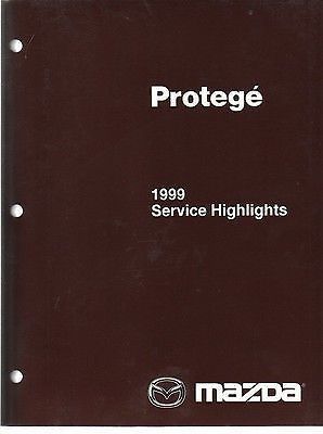 1999 mazda protege service highlights manual new model information