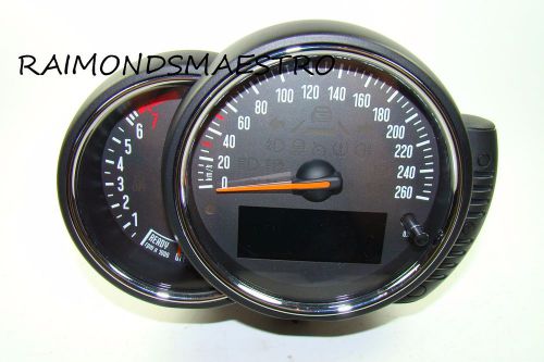 Mini cooper f55/f56 instrument cluster / speedometer hud kmh benzine 9324845