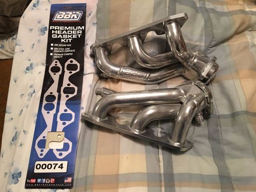 Bbk shorty header ceramic coated for 1999-2004 ford mustang v6 3.8l