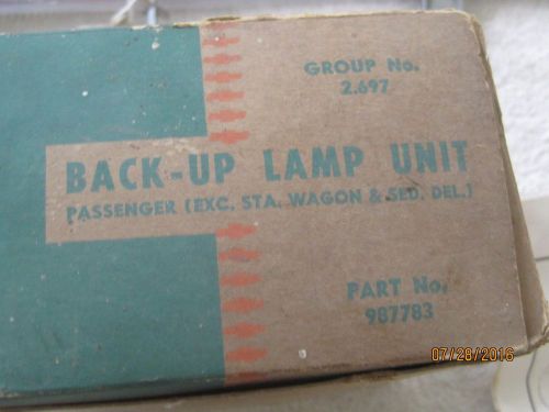 Nos 1958 chevrolet impala back up lamp kit-part number 987783