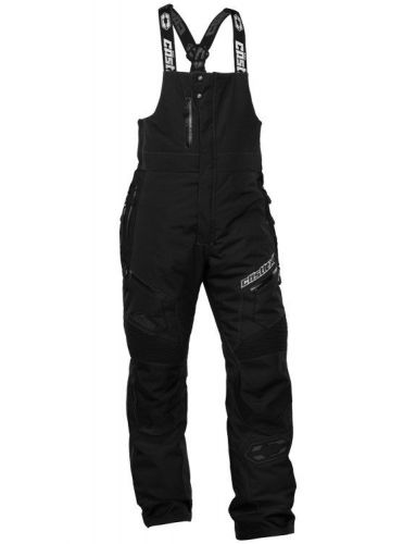 Castle mens black tundra snowmobile bibs pants snow snowcross