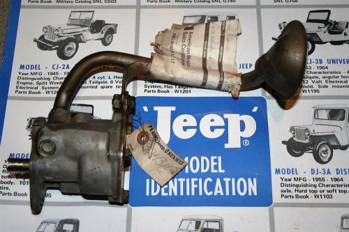 Nos amc jeep oil pump 2.5l cj 7 8 scrambler yj wrangler mj comanche xj cherokee