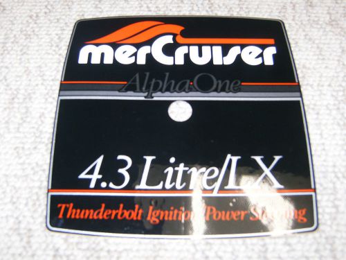 Mercury engine decal 13723 32