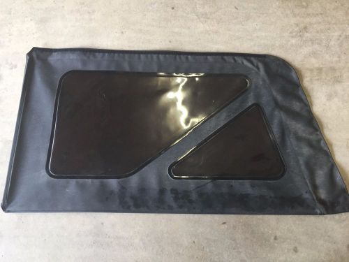 2007-2016 jeep wrangler 2-door driver side tinted soft top window black