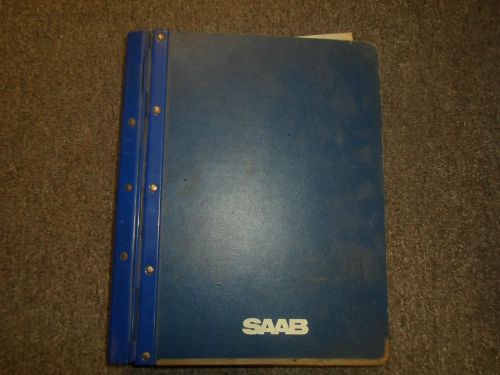 1986 87 1989 saab 9000 interior equipment body 4 door service repair manual oem