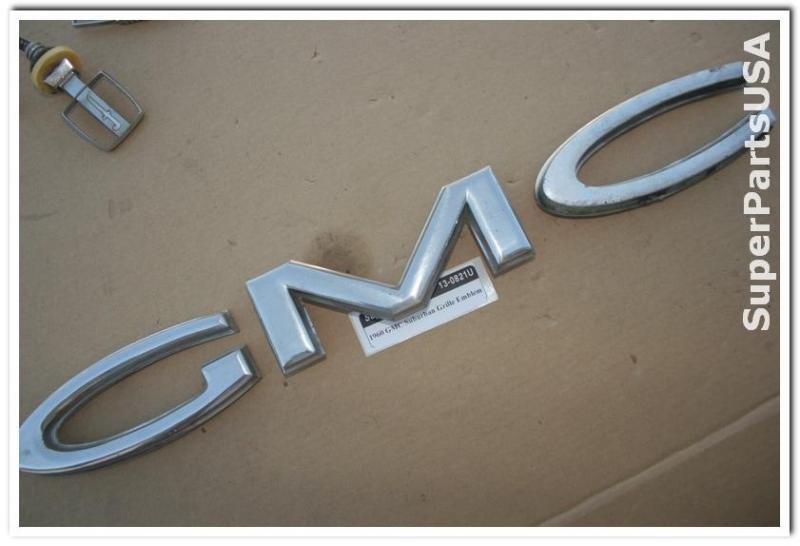 1960 gmc suburban grille emblem badge 13-0821u