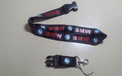 Car logo key chain lanyard, cell phone lanyard, bmw key ring lanyards gift 01