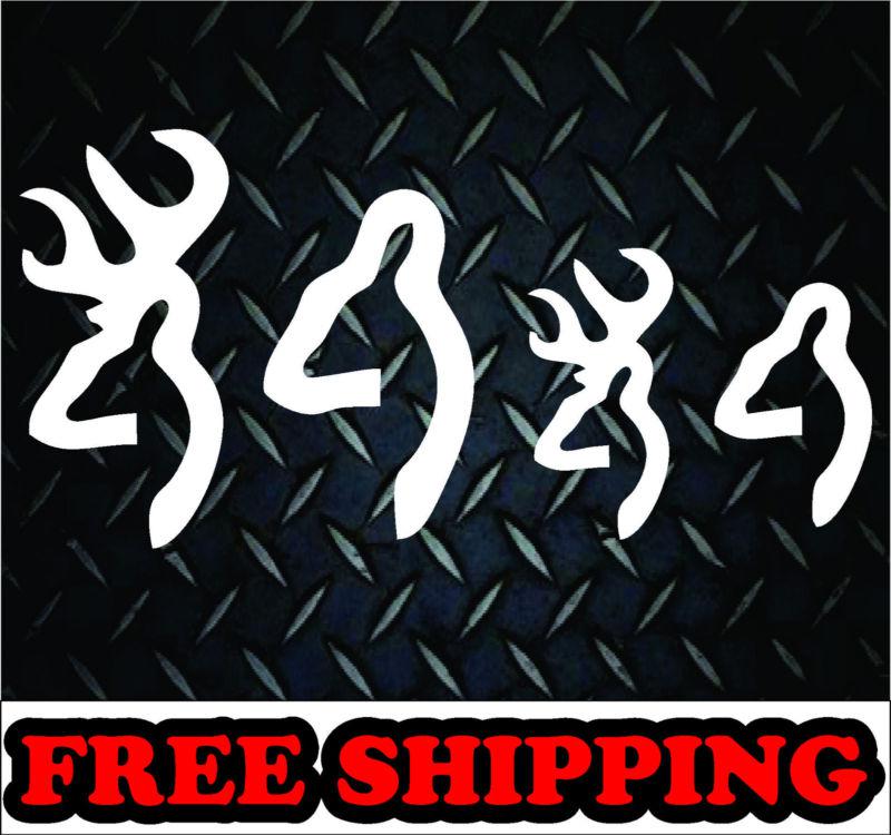 Browning deer family. vinyl decal sticker truck kids car diesel mom hunting 4x4