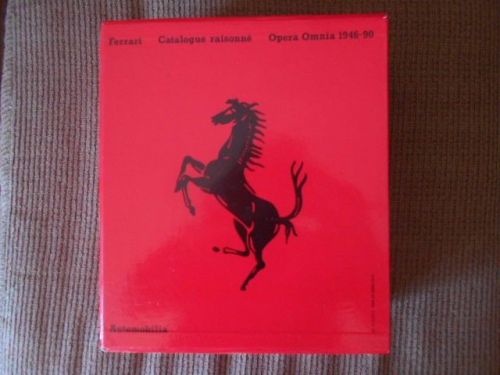 Ferrari catalogue raisonne opera omnia 1946-1990 3 volumes slip case automobilia