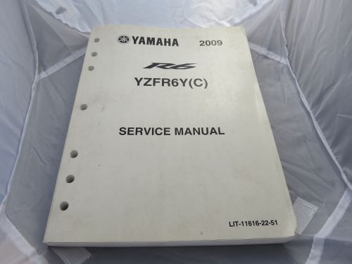 2009 oem yamaha r6 yzfr6y c service repair shop manual factory oem book l-153