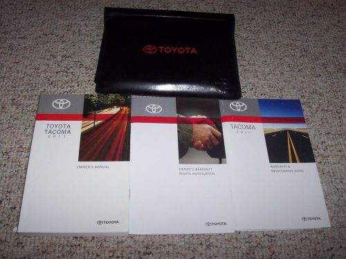 2011 toyota tacoma owner owner&#039;s user manual prerunner x-runner 2.7l 4.0l v6 4wd