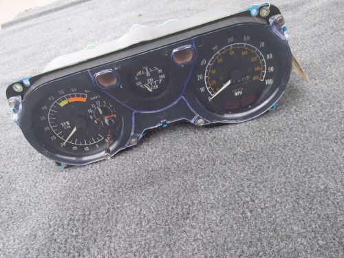 1978-79 firebird/trans am instrument gauge cluster 6000 rpm tach 100 mph #4