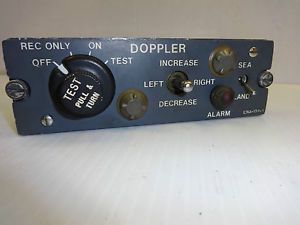 Bendix cna-12a3 aircraft doppler control panel p/n 2085272-1204