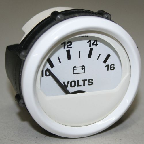 Faria dress white volt gauge - vp9139d