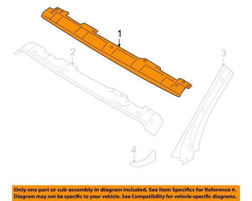 Audi oem 10-16 s5-windshield header 8f0817507b