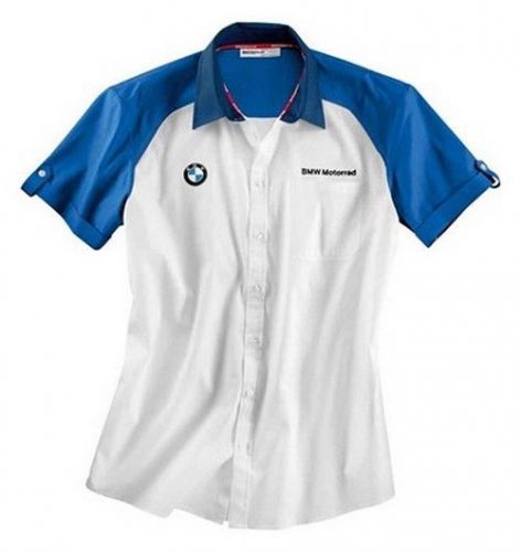 Bmw genuine motorcycle riding bmw logo men&#039;s short-sleeve shirt 2xl white