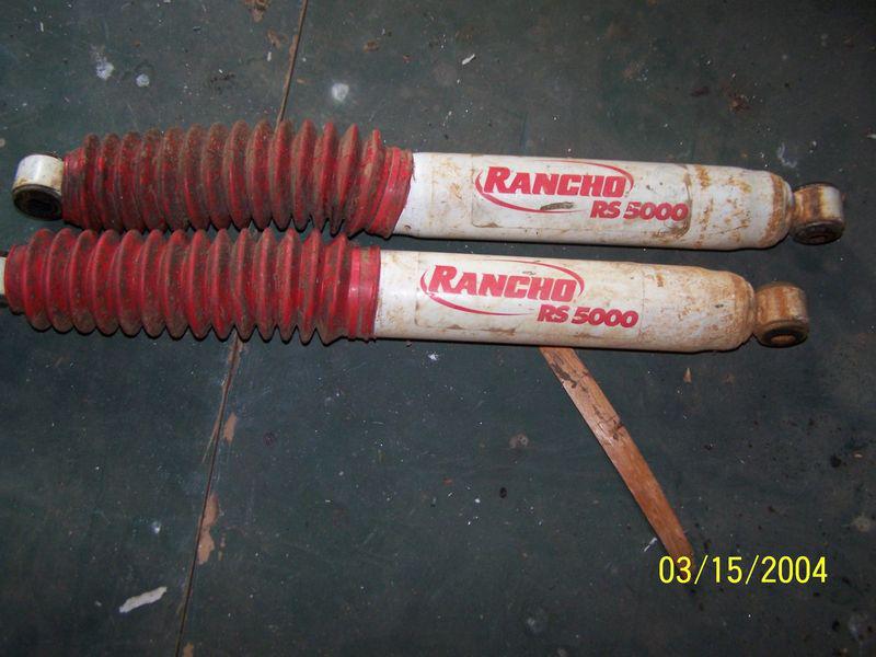 Rancho rs5113 shocks fits early bronco 66-77