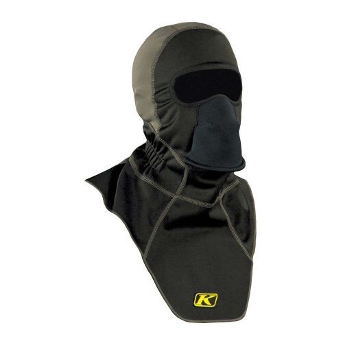 Klim arctic snowmobile black balaclava face mask under helmet headsock - new